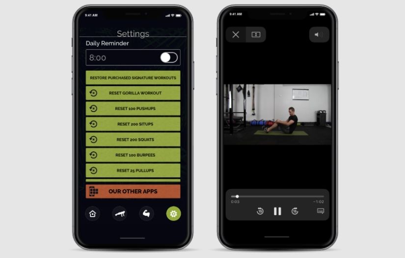 Bodyweight  Virtual Training App screenshot 1